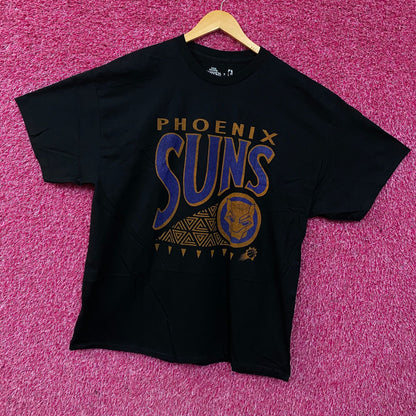 Junk Food Phoenix Suns NBA x Marvel Black Panther Wakanda Forever T-Shirt 2XL