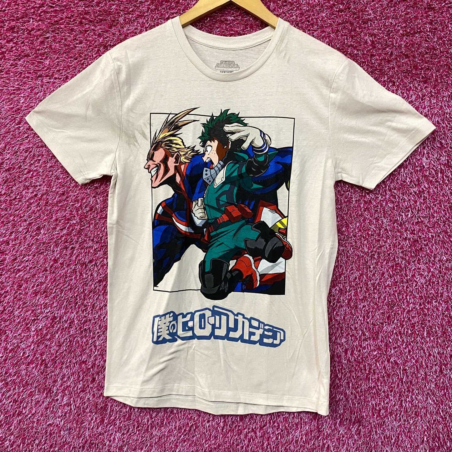 My Hero Academia Plus Ultra All Might & Deku Anime T-Shirt Small