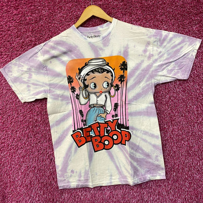 Betty Boop At Sunset Blvd Tiedye Tshirt size Large