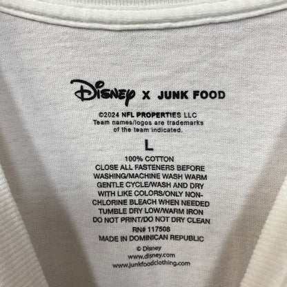 Disney x Junk Food NFL Detroit Lions Mickey Mouse Field T-Shirt Large