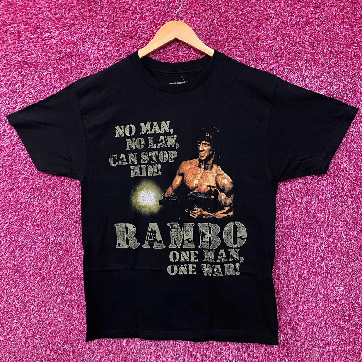 Rambo "One Man, One War" Graphic T-Shirt Large
