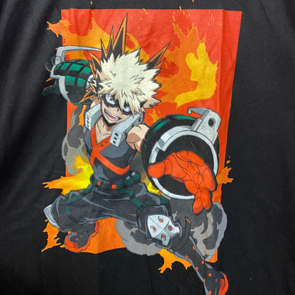 My Hero Academia/ Boku No Hero Academia Katsuki Bakugo Long Sleeve Anime T-Shirt XL