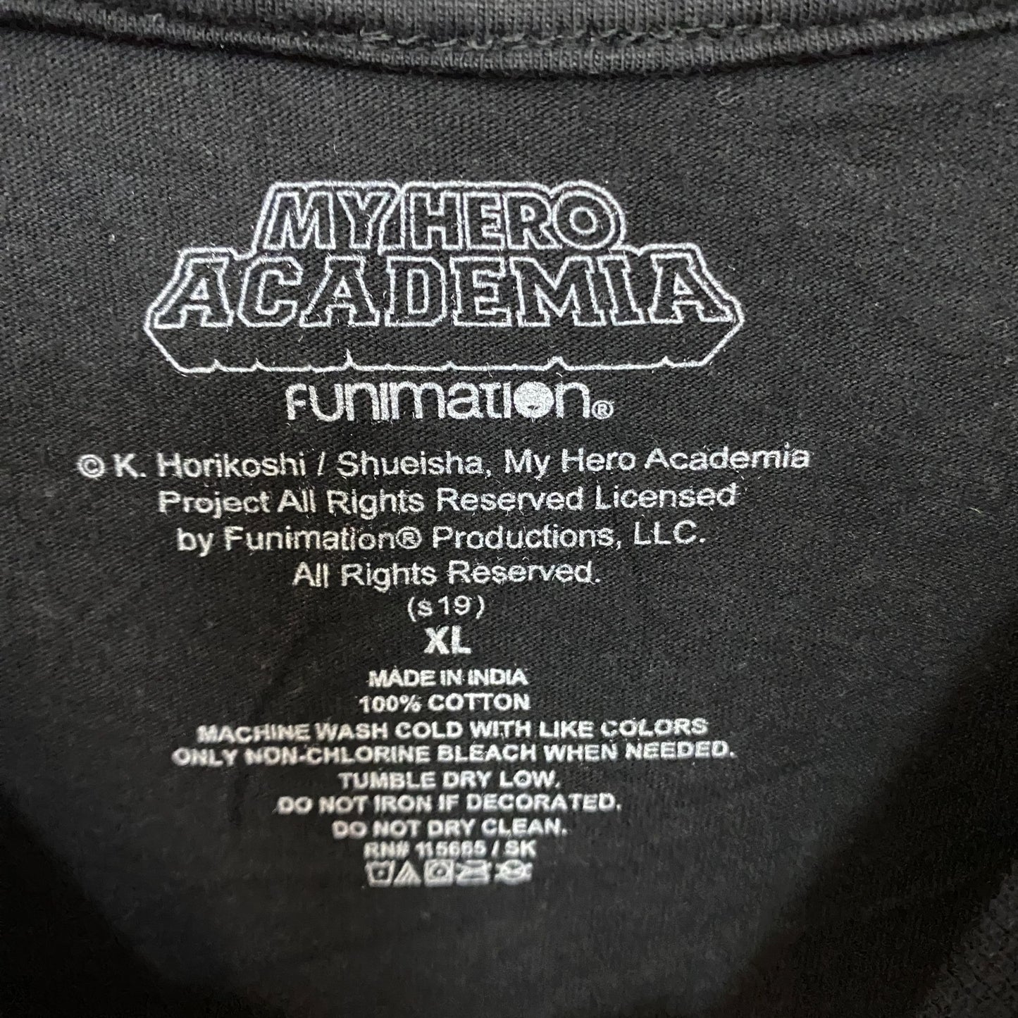 My Hero Academia/ Boku No Hero Academia Katsuki Bakugo Long Sleeve Anime T-Shirt XL