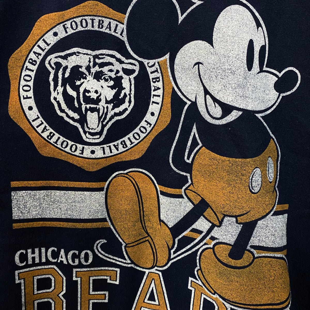 Junk Food Clothing x Disney Chicago Bears Mickey Crewneck Sweatshirt 2XL