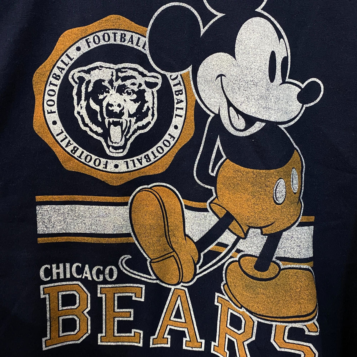Junk Food Clothing x Disney Chicago Bears Mickey Crewneck Sweatshirt 2XL