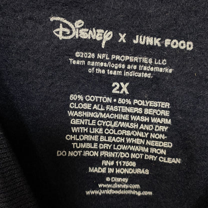 Junk Food Clothing x Disney Chicago Bears Mickey Crewneck Sweatshirt 2XL