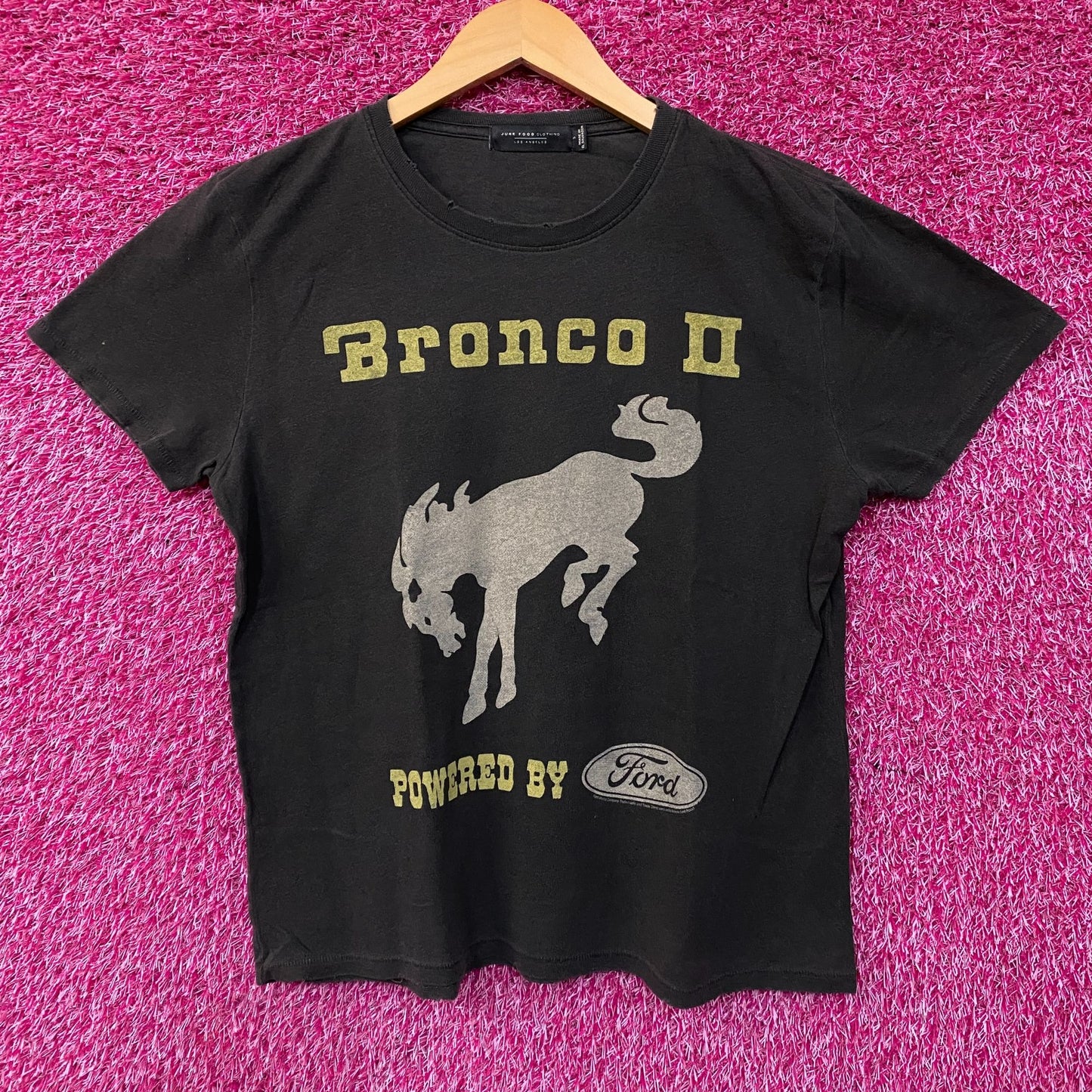 Junk Food Clothing Women's Bronco 2 Born Wild Graphic T-Shirt Small