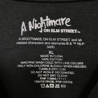 A Nightmare on Elm Street Freddie Krueger Graphic Tee XL