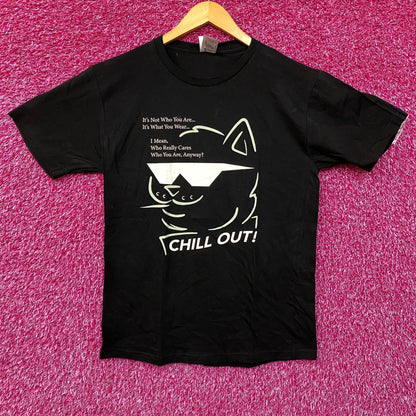 RIPNDIP Chill Out Lord Nermal Graphic Design T-Shirt Medium