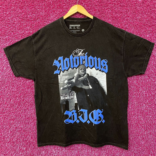 The Notorious B.I.G. King of Brooklyn Big T-shirt Large