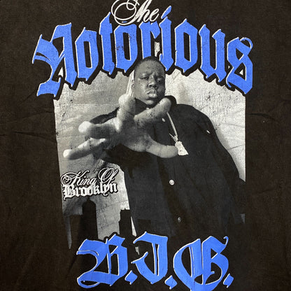 The Notorious B.I.G. King of Brooklyn Big T-shirt Large