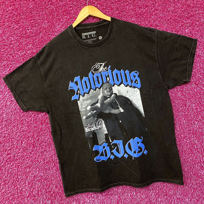 The Notorious B.I.G. King of Brooklyn Big T-shirt Large