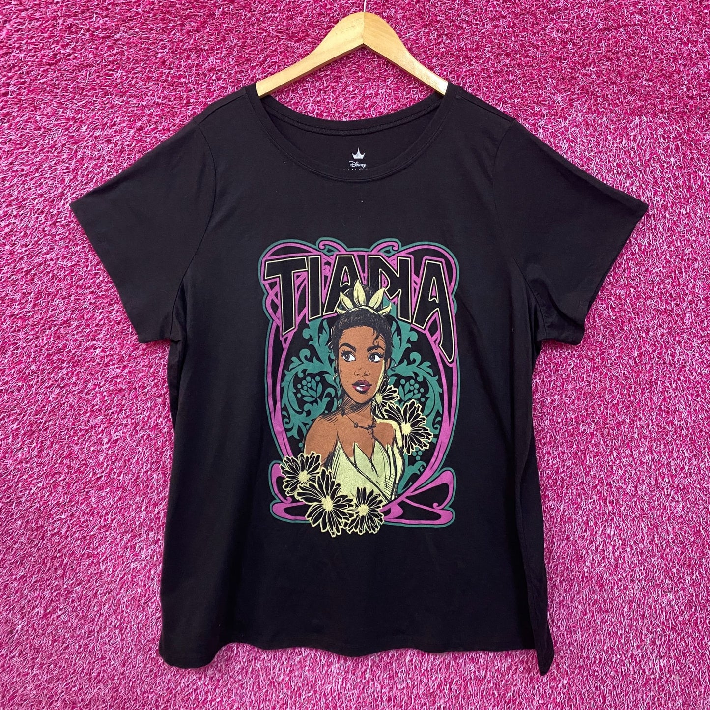 Disney Movie The Princess and the Frog Tiana Portrait T-Shirt 4XL