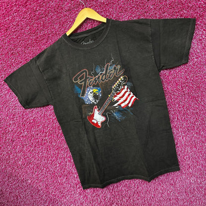 Fender American Electric Guitar Manufacturer Eagle Tee L