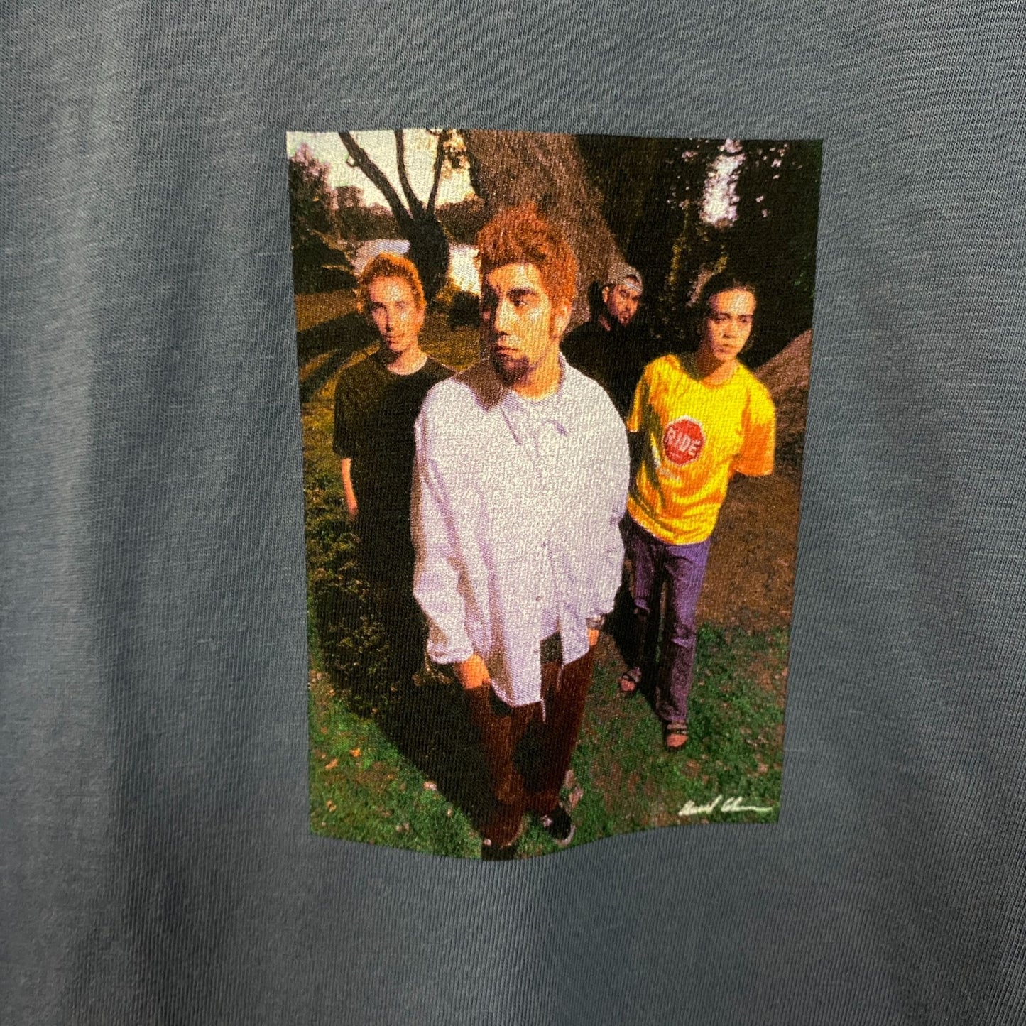 Deftones Around The Fur Tour Retro Group Photo T-Shirt Medium