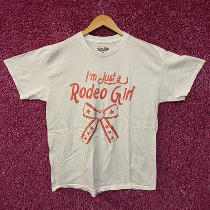 Junk Food I'm Just A Rodeo Girl Graphic T-Shirt Medium