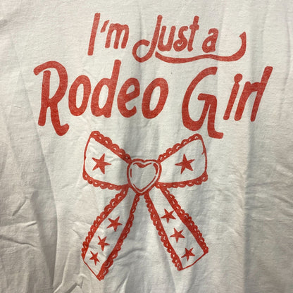 Junk Food I'm Just A Rodeo Girl Graphic T-Shirt Medium