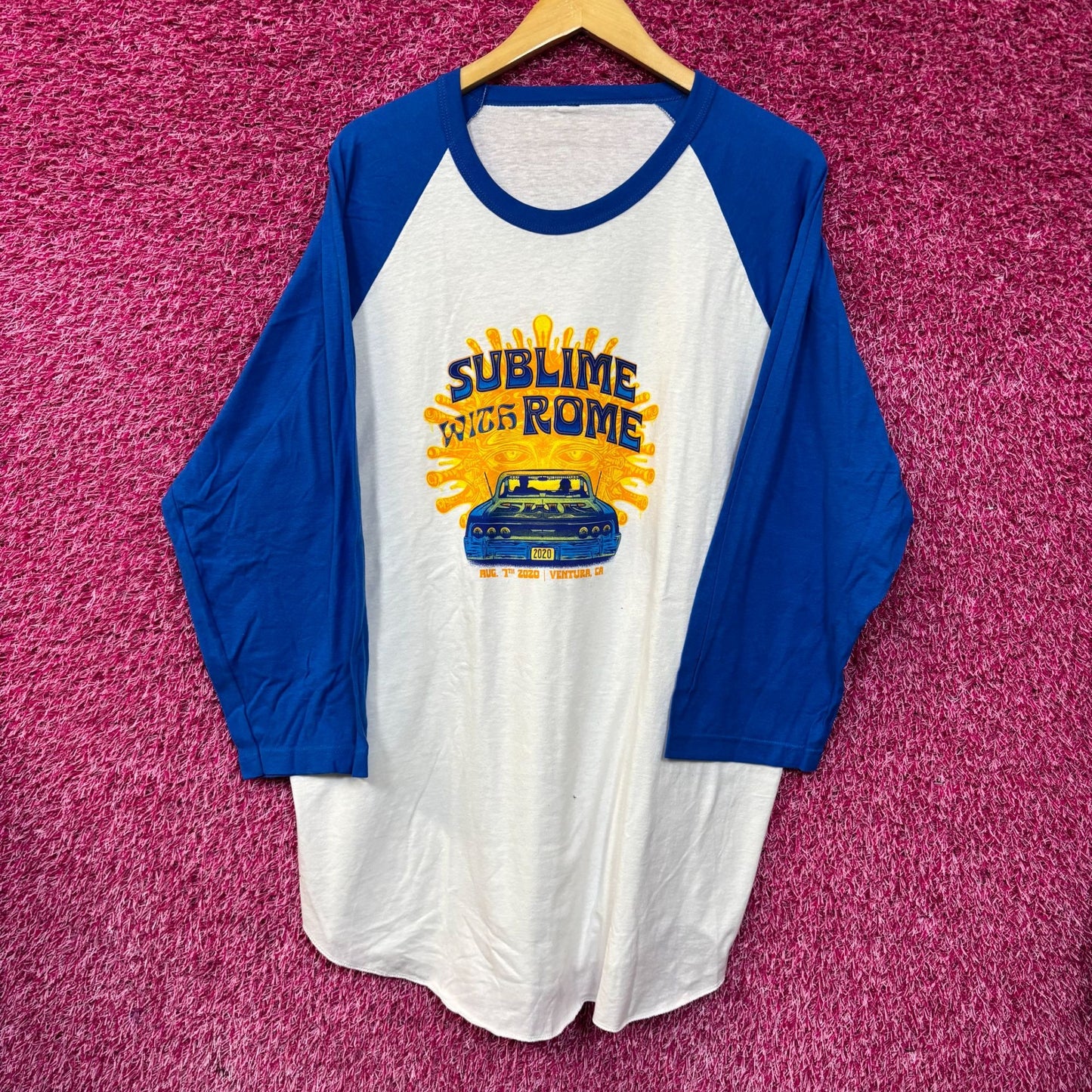 Sublime With Rome Baseball 3/4 Sleeve T-Shirt 2XL