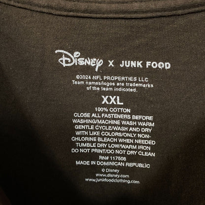 Junk Food x NFL Disney Mickey Mouse Kick Back Browns Cleveland Brown Shirt 2XL