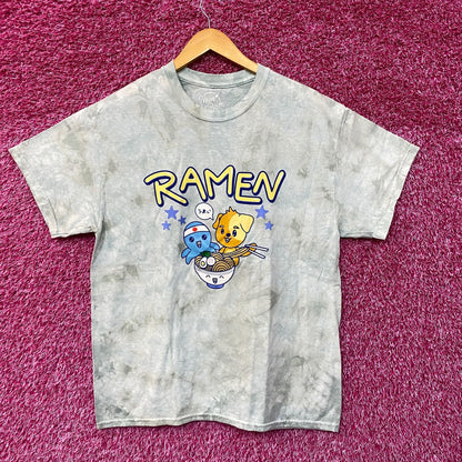 Ramen blue/green tie dye Tshirt size medium