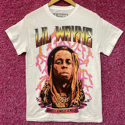 Reason Lil Wayne A Milli Lightning White T-Shirt Small
