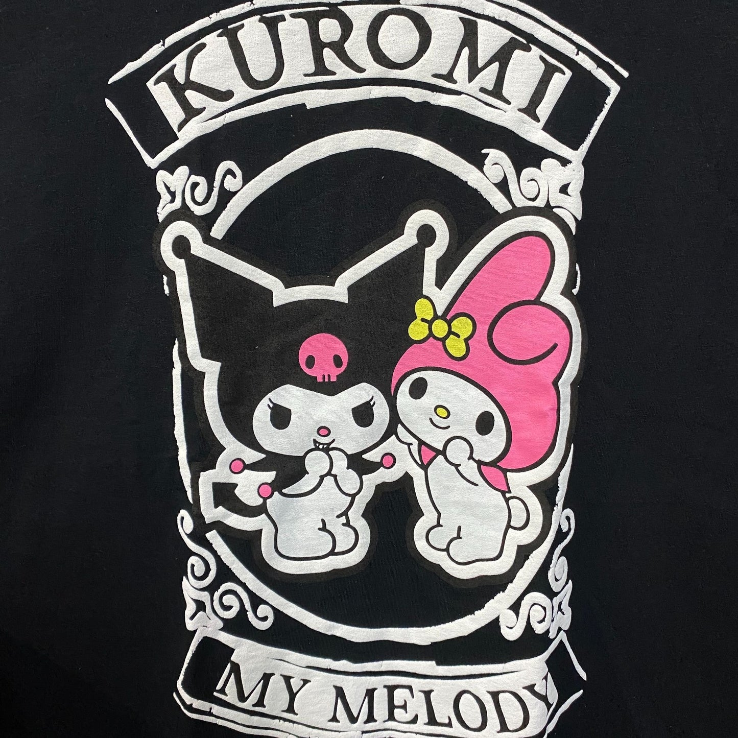 Sanrio Kuromi and My Melody Kawaii T-Shirt XL