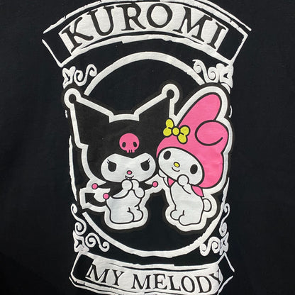 Sanrio Kuromi and My Melody Kawaii T-Shirt XL