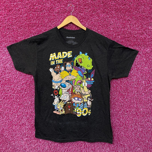 Made in the 90s Nickelodeon Full Roster of Nicktoons Tee L