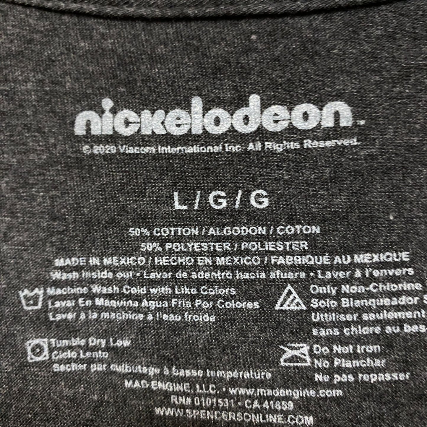 Made in the 90s Nickelodeon Full Roster of Nicktoons Tee L