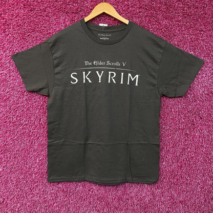 The Elder Scrolls V: Skyrim Logo Graphic T-Shirt Large