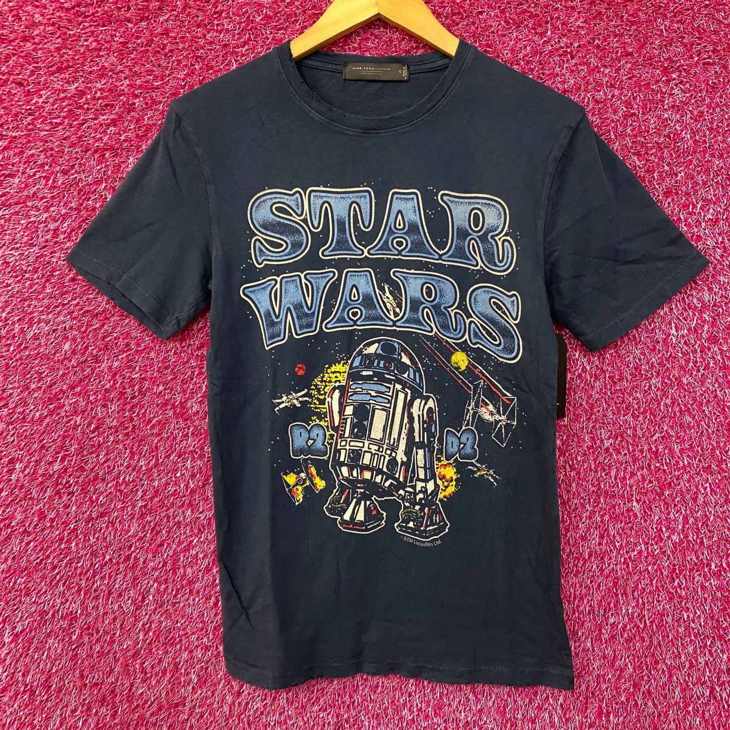 Star Wars R2-D2 Astromech Droid Graphic Blue T-Shirt XS