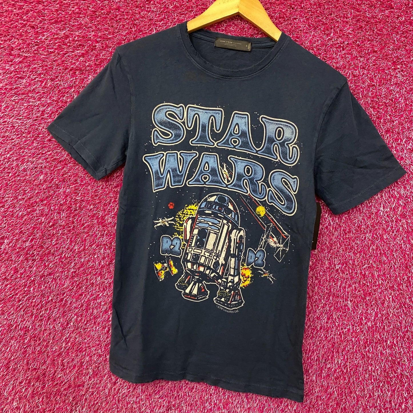 Star Wars R2-D2 Astromech Droid Graphic Blue T-Shirt XS