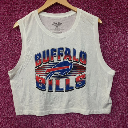 Junk Food Clothing NFL Buffalo Bills Cropped Sleeveless T-Shirt 2XL