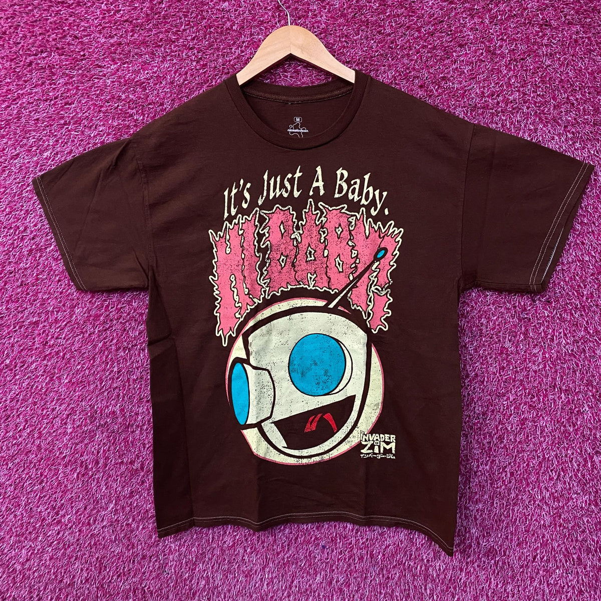 Invader Zim GIR Hi Baby Graphic T-Shirt Medium