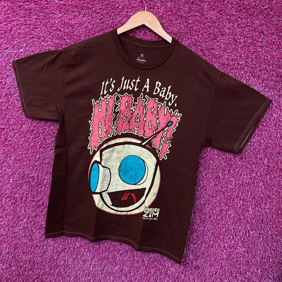Invader Zim GIR Hi Baby Graphic T-Shirt Medium