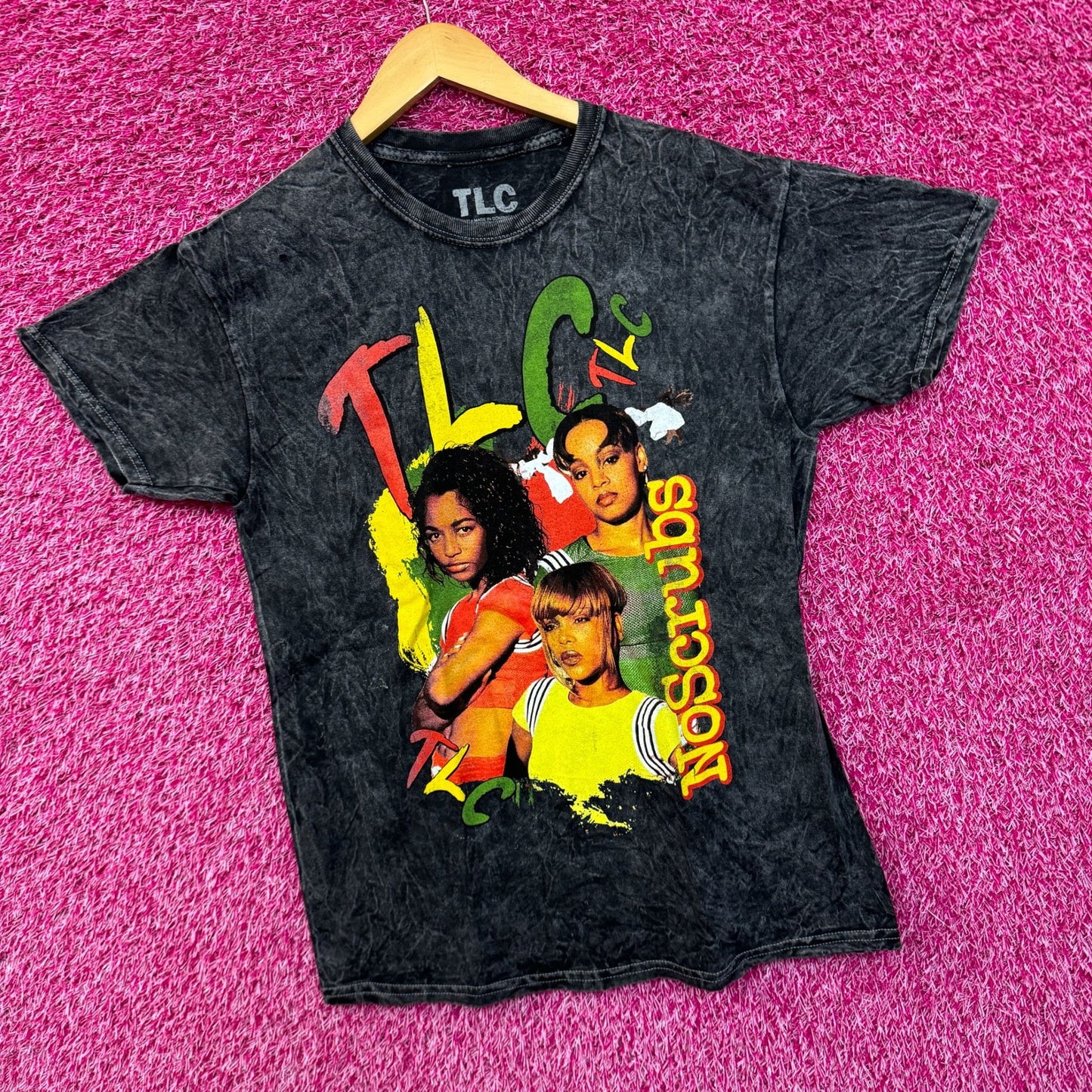 TLC No Scrubs Fan Mail Album Art Poster Soul Girl Band Tee M