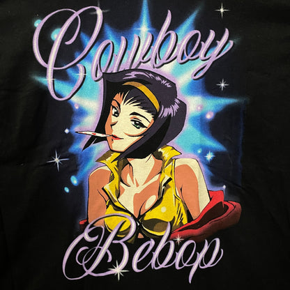 Cowboy Bebop Faye Airbrush Portrait Anime T-Shirt Large