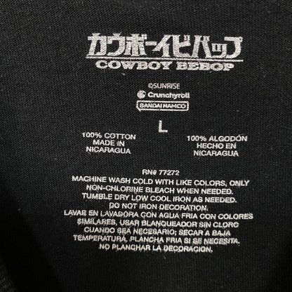 Cowboy Bebop Faye Airbrush Portrait Anime T-Shirt Large