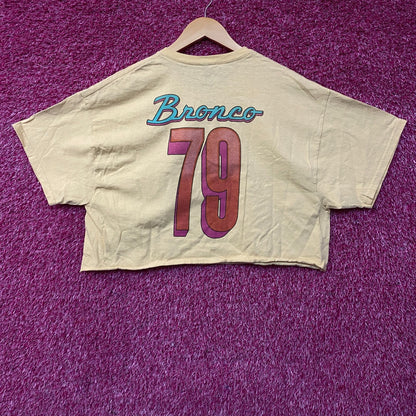 Junk Food Clothing Women's Bronco Off Road Ready Flea Market Crop Tee Large