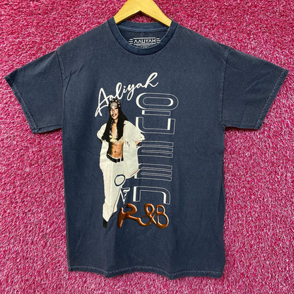 Aaliyah Princess Of RnB Poster T-Shirt Small
