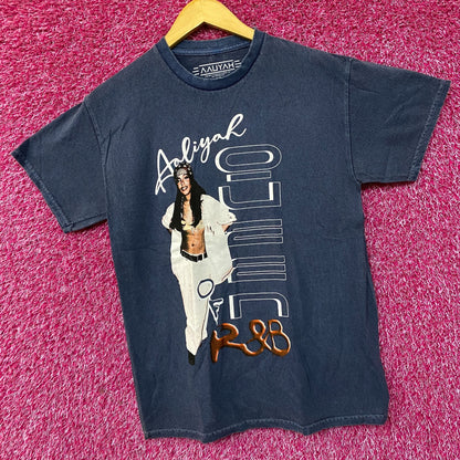 Aaliyah Princess Of RnB Poster T-Shirt Small
