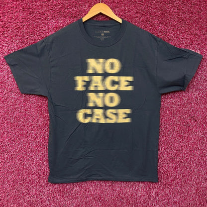 Fashion Nova No Face No Case Glitched Graphic T-Shirt Large