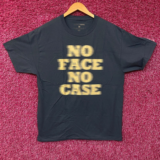 Fashion Nova No Face No Case Glitched Graphic T-Shirt Large