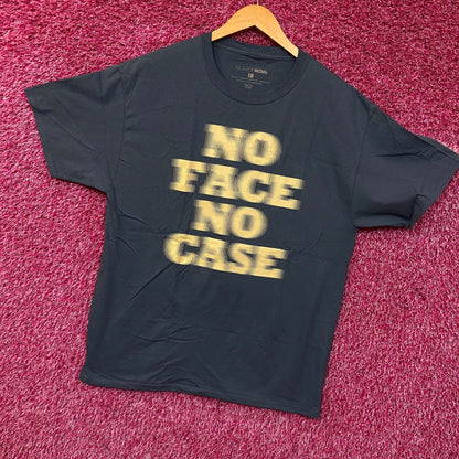 Fashion Nova No Face No Case Glitched Graphic T-Shirt Large
