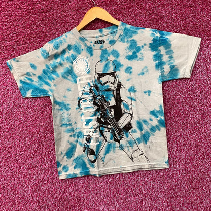 Star Wars First Order Storm Trooper Tie Dye T-Shirt Medium