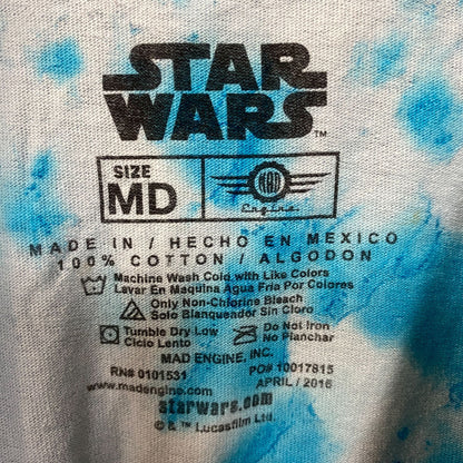 Star Wars First Order Storm Trooper Tie Dye T-Shirt Medium