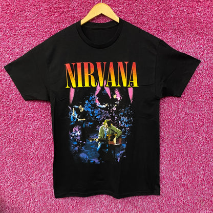 Nirvana Unplugged in New York Performance Graphic T-Shirt XL