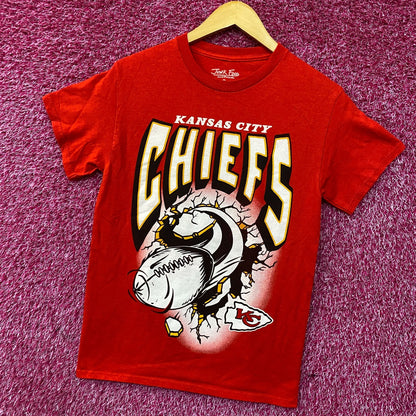 Junk Food NFL Kansas City Chiefs Break Through T-Shirt XS