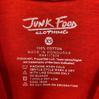 Junk Food NFL Kansas City Chiefs Break Through T-Shirt XS