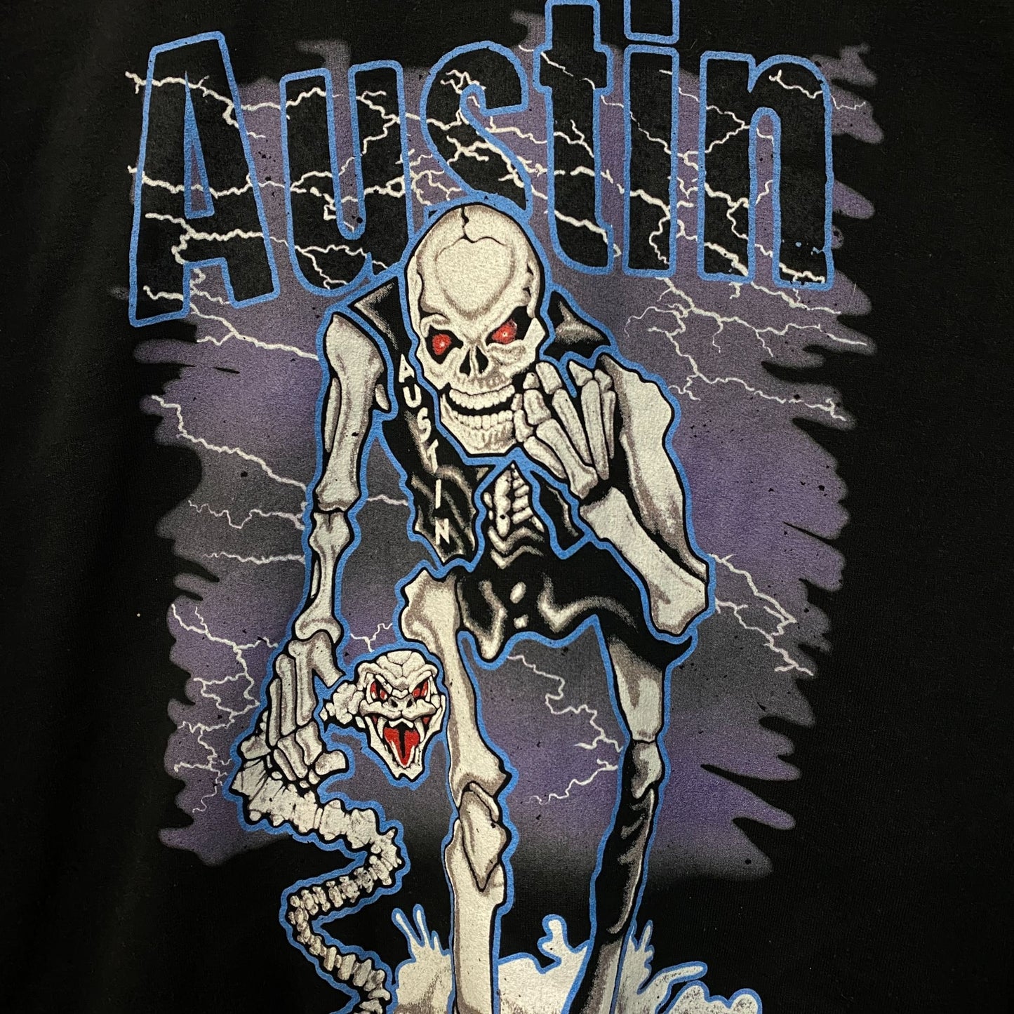 WWE Legends Stone Cold Steve Austin Bad To The Bonz Crewneck Sweatshirt Medium